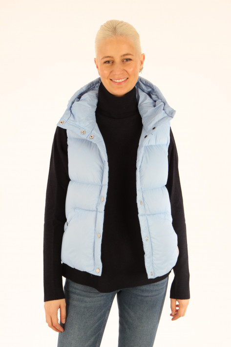 IQ Studio Short Puffer Vest Ellen - pacific blue