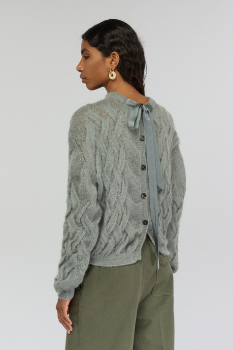Semicouture Pullover/Cardigan - schilf