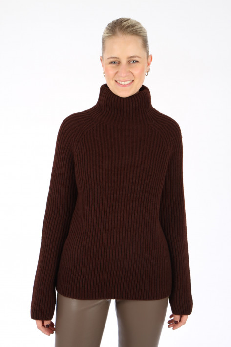 Drykorn Rollkragenpullover ARWEN - burgunder rot
