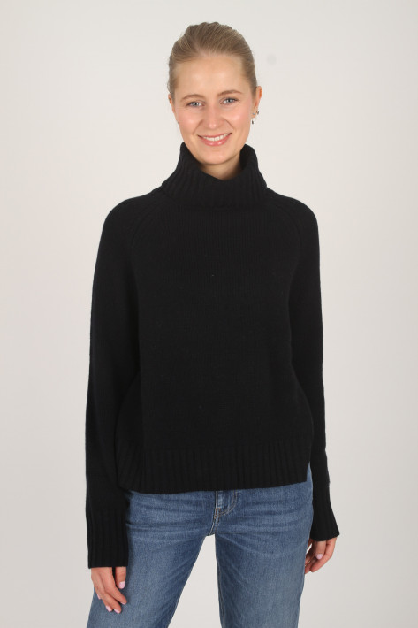 Allude Turtleneck Pullover - navy