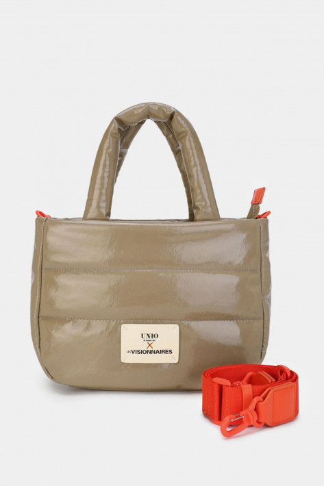 Unio Tasche Cortina S Lacquer - taupe