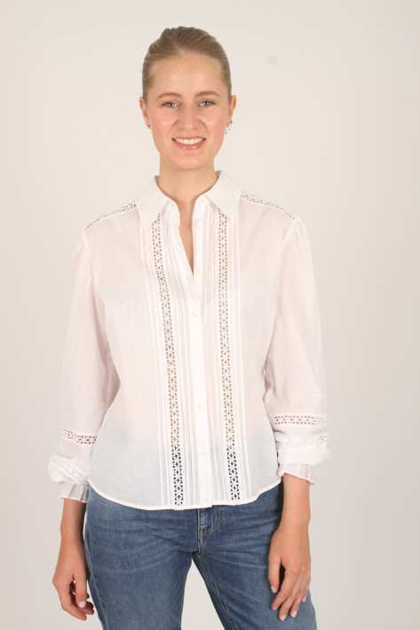 0039 Italy Bluse Romina - white