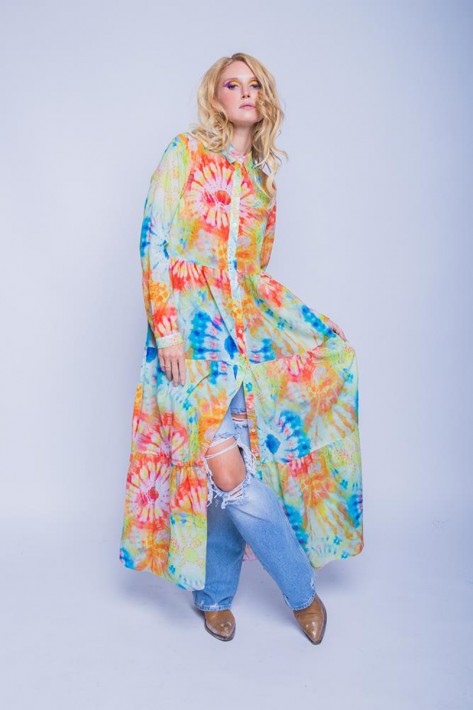 Risy & Jerfs Kleid Avignon - multi batik
