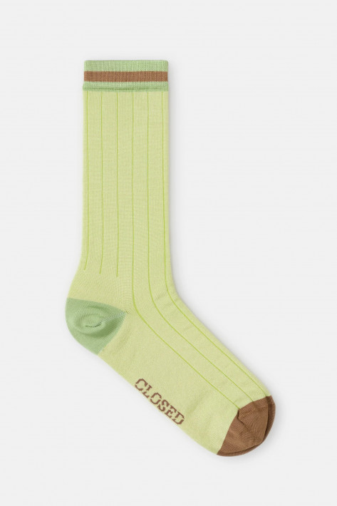 Closed Socks - green/brown