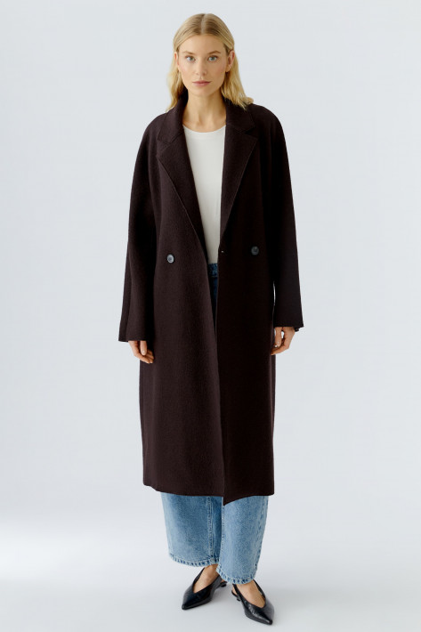 Oui Wollmantel - brown