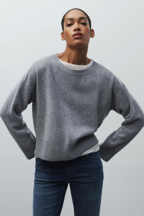Closed Pullover - light grey