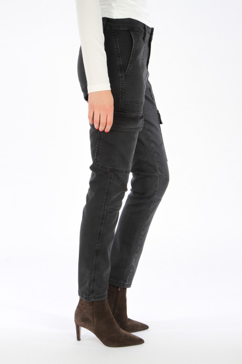 AG Jeans Slim Cargo KNOKKE - black