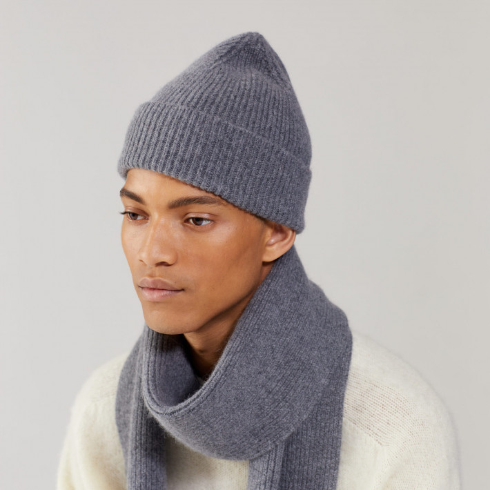 Le Bonnet Scarf - slate grey