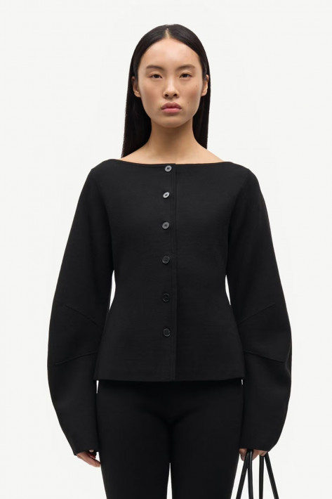 Samsoe Samsoe Jerseyjacke Saally - black