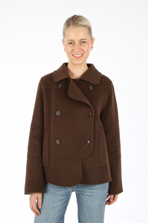 Helmur Wolljacke - caffe/dark brown