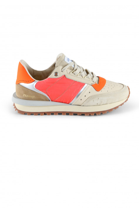 Hidnander Sneaker TENKEI SPORT - sand / red lobster