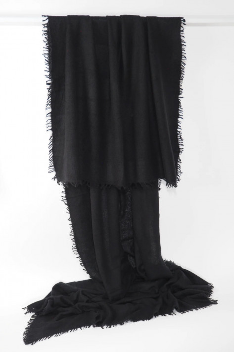 Romy Cashmere Schal TIBET - black