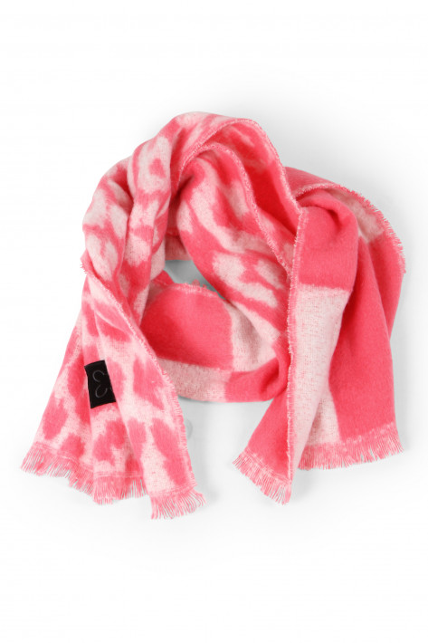 Codello Wollschal Leo Check - pink