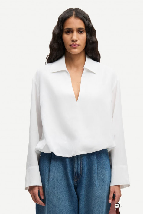 Samsoe & Samsoe Blusenshirt SADAPHNE - WHITE
