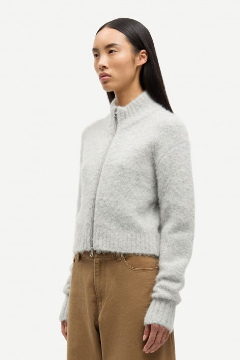 Samsoe & Samsoe Cardigan Sajeanne - light grey mel
